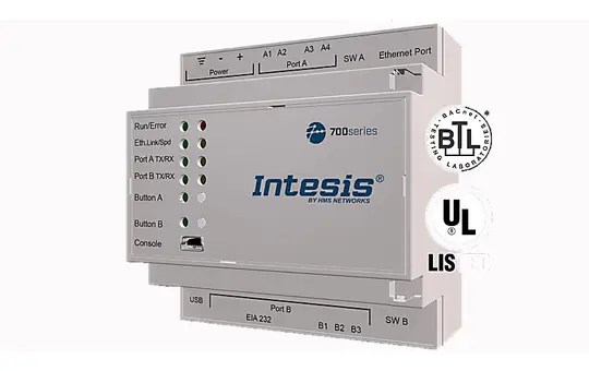 INTESIS IN703DAL0640000 DALI-2-BACnet Gateway 1 DALI-Kanal