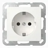 GIRA 418827 SCHUKO-Steckdose System 55 Standard | reinweiß seidenmatt