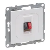 LEGRAND 765176 Lautsprecher-Anschlussdose SEANO 1-fach | ultraweiß