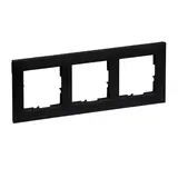 LEGRAND 765373 Rahmen SEANO 3-fach | schwarz lackiert
