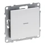 LEGRAND 765631 Schalter SEANO with Netatmo 1-fach, mit Dimmeroption, N-Leiter | ultraweiß