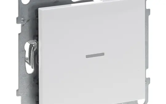 LEGRAND 765631 Schalter SEANO with Netatmo 1-fach, mit Dimmeroption, N-Leiter | ultraweiß