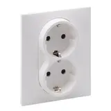 LEGRAND 765125 SCHUKO-Steckdose SEANO 2-fach | ultraweiß