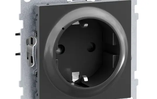 LEGRAND 765940 Steckdose SEANO with Netatmo mit Abdeckung | anthrazit