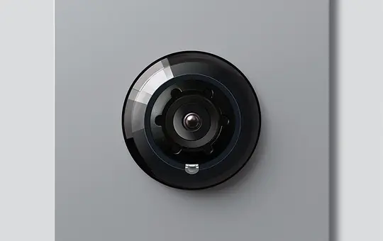 SIEDLE BCM 653-03 SM Bus-Kamera 130 für Vario horizontal/vertikaler Erfassungsbereich | silber metallic