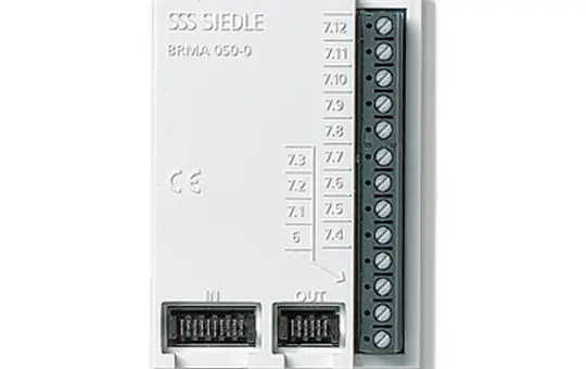 SIEDLE BRMA 050-01 Bus-Ruftastenmatrix 12 Ruftasten | weiß