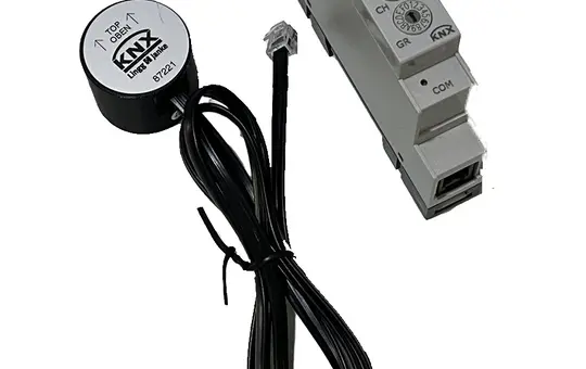 LINGG&JANKE 87797SEC KNX eHZ Schnittstelle 1 TE, mit optischem Lesekopf, rund, magnetisch