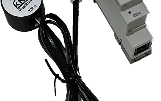 LINGG&JANKE 87797SEC KNX eHZ Schnittstelle 1 TE, mit optischem Lesekopf, rund, magnetisch