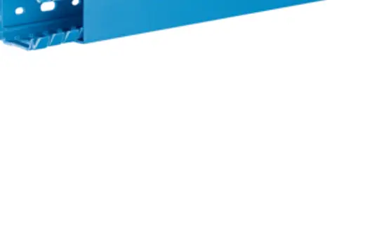 HAGER BA740040BL Komplett-Verdrahtungskanal BA7 blau | 40x40 mm