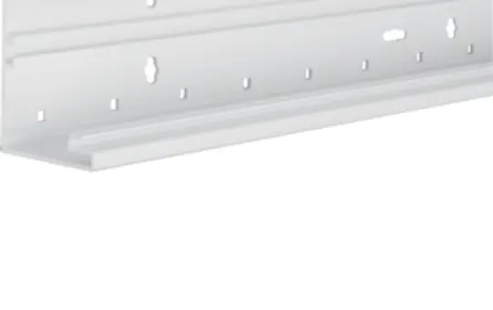 HAGER BR6510019016 tehalit Brüstungskanal-Unterteil 80 mm, Kunststoff | verkehrsweiß | 65x100 mm