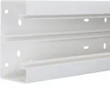HAGER BR6513019016 tehalit Brüstungskanal-Unterteil 80 mm, Kunststoff | verkehrsweiß | 65x130 mm