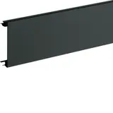 HAGER BR08029011 tehalit Brüstungskanal-Oberteil 80 mm, Kunststoff | graphitschwarz