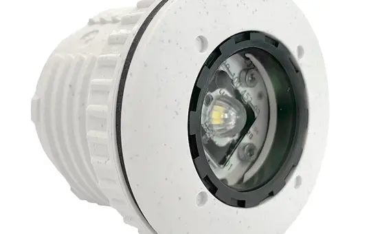 MOBOTIX Mx-F-WLA-S Weißlichtstrahler M73/S74 für Standardobjektive 45-60° | weiß