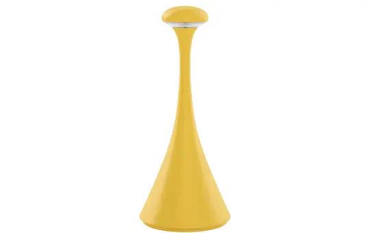 SIGOR 4541701 Akku-Tischleuchte Nudrop mini 1,8W Flex-Mood 2200K/2700K IP54 133lm Ra85 dim | sonnengelb | ⌀90x210 mm