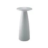 SIGOR 4544201 Akku-Tischleuchte Nuflair 2,2W Flex-Mood 2200K/2700K IP54 Ra85 dim | nebelgrau | ⌀85x240 mm