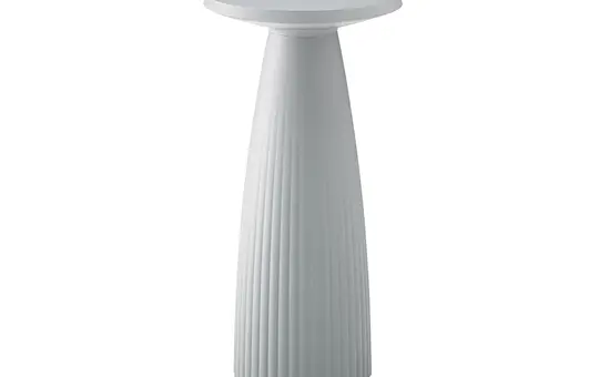 SIGOR 4544201 Akku-Tischleuchte Nuflair 2,2W Flex-Mood 2200K/2700K IP54 Ra85 dim | nebelgrau | ⌀85x240 mm