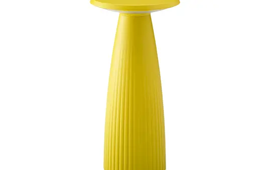 SIGOR 4544601 Akku-Tischleuchte Nuflair 2,2W Flex-Mood 2200K/2700K IP54 Ra85 dim | sonnengelb | ⌀85x240 mm