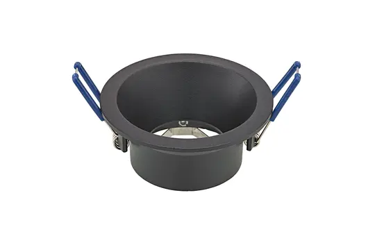 SIGOR 9861701 Einbaustrahler rund, zurückgesetzt | schwarz | ⌀83x24 mm