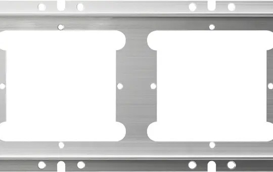 GIRA 127500 TKS-Installationsprofil 2-fach | alu