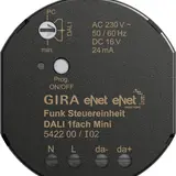 GIRA 542200 eNet Funk Steuereinheit mini 1-fach, DALI