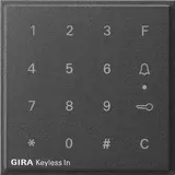 GIRA 851367 Aufsatz Keyless-In Codetastatur TX_44 Standard | anthrazit