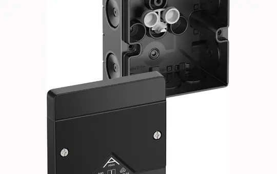 SPELSBERG Abox 040-L/sw Abzweigkasten ohne Klemmen Standard | schwarz | 4 mm²