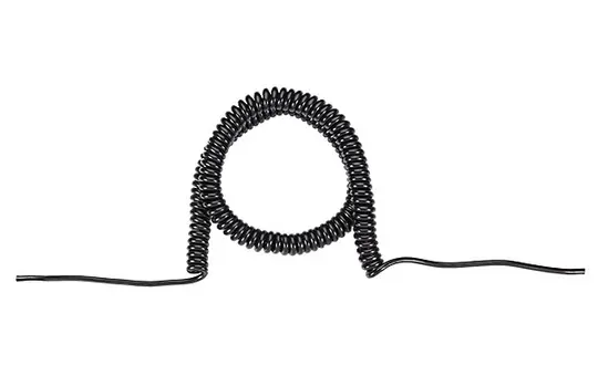 BACHMANN BM0010694 Spiralleitung 500 V | schwarz | 500/2000mm