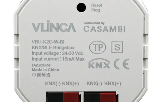 VLINCA VBU-K2C-W-BI Casambi KNX Gateway 16 Casambi Szenen