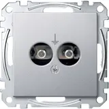 MERTEN MEG2100-0460 Potentialausgleich-Steckdose System M 2-fach | aluminium