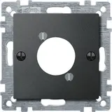 MERTEN 468914 Zentralplatte für XLR-Steckverbinder System M anthrazit