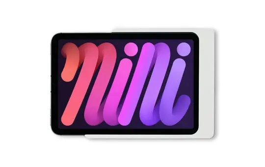 DISPLINE DSP-1-12-1083-00-C Wandhalterung Compan. Wall Home iPad mini 6 8,3 Zoll | weiß pulverbeschichtet