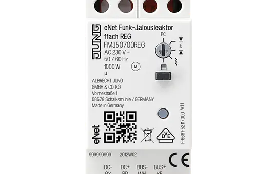 JUNG FMJ50700REG Funk-Jalousie-Aktor 1-fach, REG