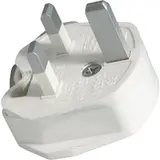 JUNG SA13 SCHUKO-Stecker British Standard 2-polig, Schraubklemmen | alpinweiß