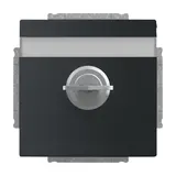 BUSCH-JAEGER 20 EUKNBSL-885-101 SCHUKO-Steckdose Future gleich schließend, Schriftfeld, Berührungsschutz | schwarz matt