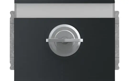BUSCH-JAEGER 20 EUKNBSL-885-101 SCHUKO-Steckdose Future gleich schließend, Schriftfeld, Berührungsschutz | schwarz matt