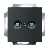 BUSCH-JAEGER 2095 UC-885 Potentialausgl.-Steckdose Future 2-fach | schwarz matt