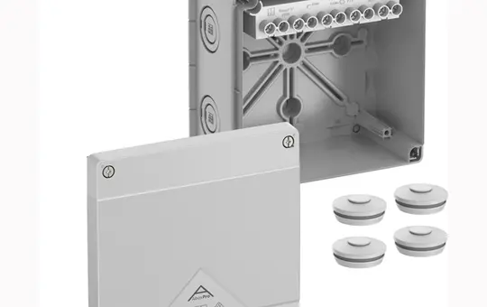 SPELSBERG Abox Pro 100-10² Abzweigkasten m. Schraubkl. Standard | grau | 10 mm²