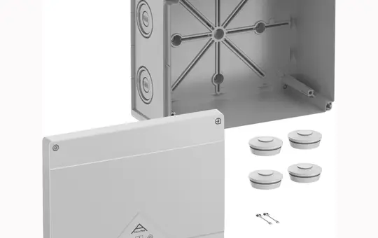 SPELSBERG Abox Pro 250-L Abzweigkasten ohne Klemmen Standard | grau | 25 mm²