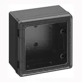 SPELSBERG GEOS-S 3030-18-to/sw Schaltschrank mit transparenter Tür | schwarz | 300x300x18