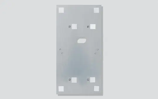 SIEDLE APC 611-0 Adapterplatte Größe C | aluminium