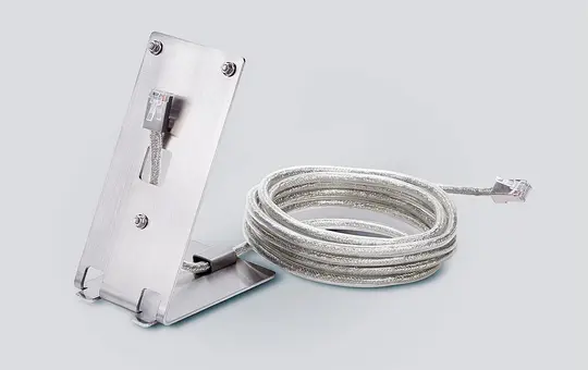 SIEDLE AZTS 870-0 E Tischzubehör Access für Access-Freispruchtelefon | edelstahl gebürstet