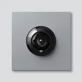 SIEDLE ACM 673-03 SM Kamera 130 für Vario Access horizontal/vertikaler Erfassungsbereich | silber metallic