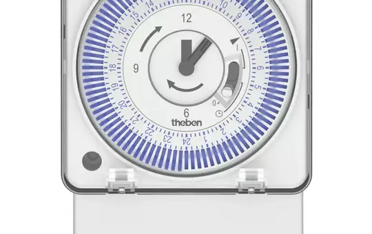 THEBEN SYN 164 FM WM Analoge Tageszeitschaltuhr 1 Kanal, ohne Gangreserve, Wandmontage