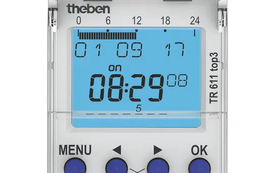 THEBEN TR 611 top3 Digitale Wochenzeitschaltuhr App, 1 Kanal