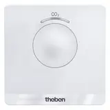 THEBEN AMUN 716 CO2 Monitor Mobiler CO2-Sensor mit USB-Kabel zur Messung der Luftqualität | weiß