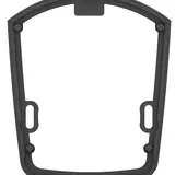 THEBEN Abstandsrahmen theLuxa S BK Standard | schwarz