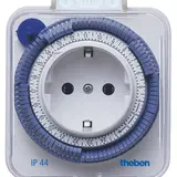 THEBEN theben-timer 26 IP 44 Analoge Steckdosenschaltuhr 1 Kanal, ohne Gangreserve, IP44