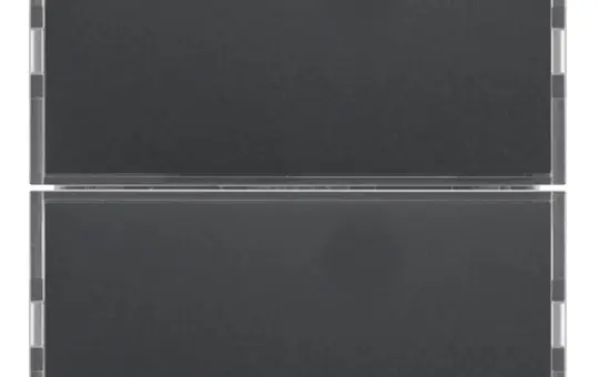 BERKER 80162785 KNX-Tastsensor S.1/B.3/B.7 2-fach, Komfort | alu/anthrazit