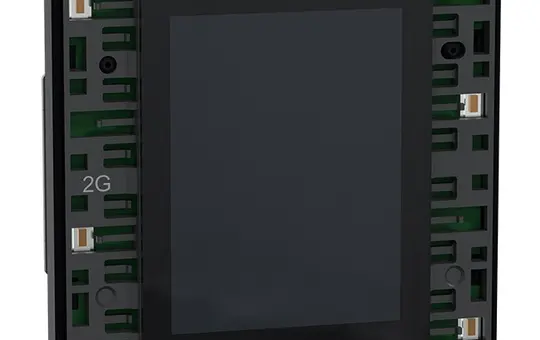 MERTEN MEG6192-6010 KNX-Tastsensor Flex System Design 2-fach | schwarz