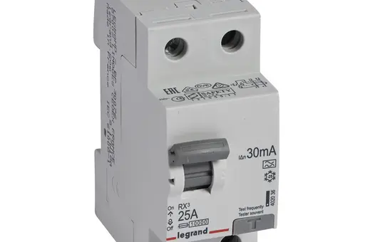 LEGRAND 402036 RX³ FI-Schutzschalter 2-polig 30mA Typ A 25 A